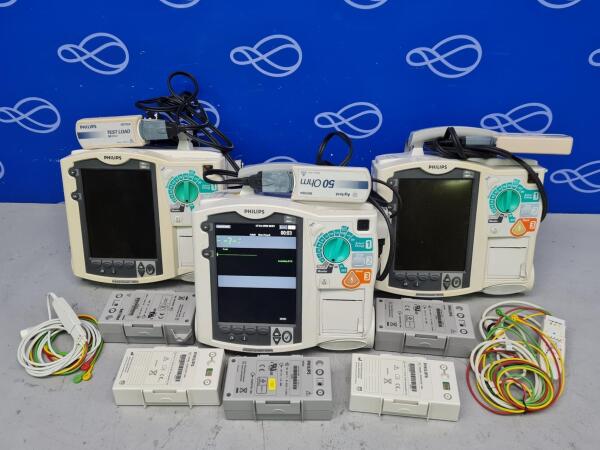 3 x Philips Heartstart MRx Defibrillator with Pacing Option