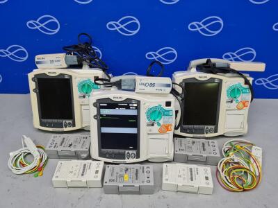 3 x Philips Heartstart MRx Defibrillator with Pacing Option