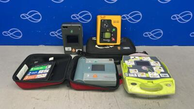 Welch Allyn AED 10 Defibrillator, Philips Heartstart FR3 Defibrillator, Zoll AED+ Defibrillator & Philips Heartstream Defibrillator