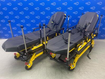 2 x Stryker 6550 Power-Pro TL Ambulance Stretchers