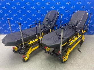2 x Stryker 6550 Power-Pro TL Ambulance Stretchers