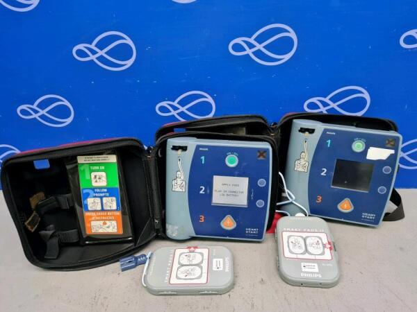 2 x Philips Heartstart FR2+ Defibrillator
