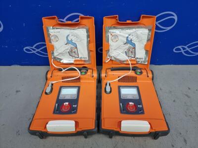 2 x Cardiac Science Powerheart G5 AED Defibrillator