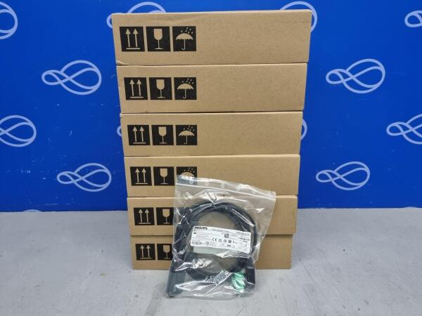 6 x Philips Pads Adapter Therapy Cable