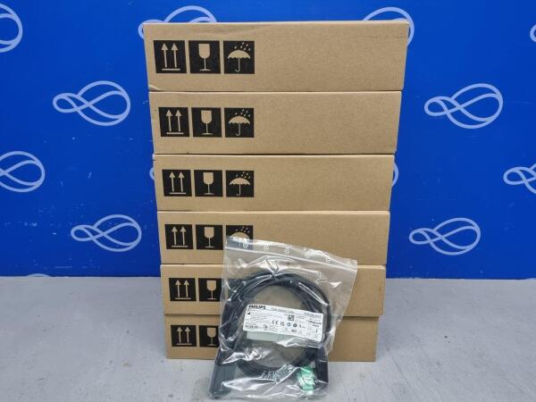 6 x Philips Pads Adapter Therapy Cable