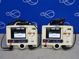 2 x Physio Control Lifepak 20e Defibrillator with Pacer Function