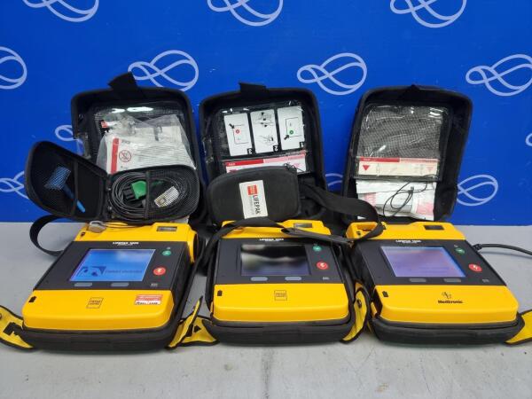 3 x Medtronic/Physio Control Lifepak 1000 AED Defibrillator