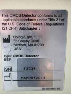 Hologic Fluoroscan InSight-FD Mini C-Arm Image Intensifier - 9