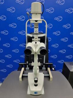 CSO SL990/5 Slit Lamp on Table with Refraction Unit & Patient Chair - 2