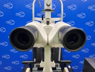 CSO SL990/5 Slit Lamp on Table with Refraction Unit & Patient Chair - 3