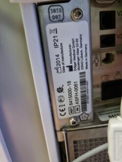 Draeger Babylog VN500 Ventilator with Infinity C500 Monitor on Trolley - 6