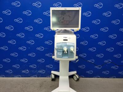 Draeger Babylog VN500 Ventilator with Infinity C500 Monitor on Trolley