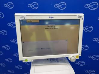 Draeger Babylog VN500 Ventilator with Infinity C500 Monitor on Trolley - 4