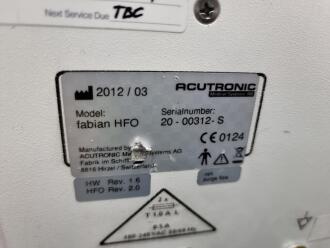 Acutronic Fabian HFO Ventilator on Rollstand - 5