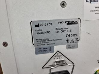 Acutronic Fabian HFO Ventilator on Rollstand - 5