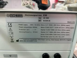 Eschmann E30 Diathermy on Eschmann ST8 Suction Trolley - 5