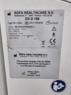 Agfa DX-D100 Mobile X-Ray - 2