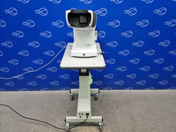 Zeiss Humphrey FDT Model 710 Visual Field Instrument on Specsavers SC-1100 Motorised Table