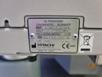 Hitachi EUB-7000HV Ultrasound - No HDD - 6
