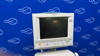Philips V24E Patient Monitor on Rollstand - 2