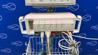 Philips V24E Patient Monitor on Rollstand - 3