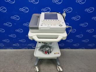 Edan SE-1200 Express ECG Recorder on Trolley
