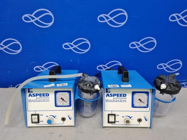 2 x Aspeed Professional AT8CP/3 Suction Pump