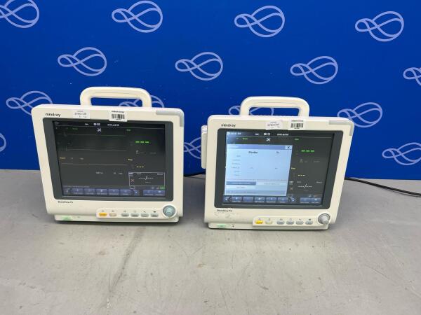 2 x Mindray Beneview T5 Patient Monitors