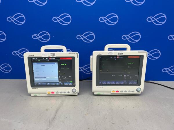 2 x Mindray Beneview T5 Patient Monitors