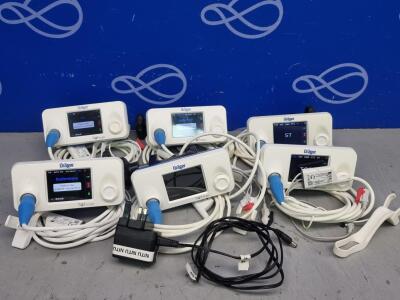 6 x Draeger ToFscan NeuroMuscular Transmission Monitor