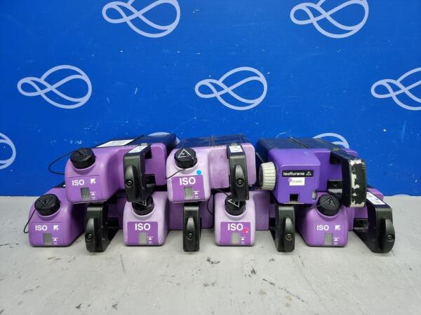 7 x Datex Ohmeda Aladin 2 Isoflurane Vaporiser
