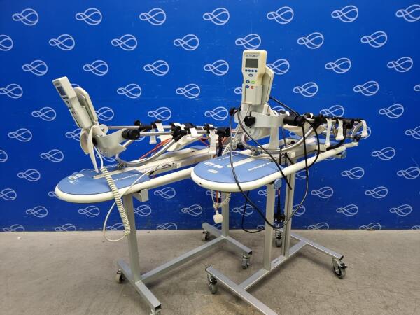 2 x Artromat K-1 Continuous Passive Motion System on Trolley