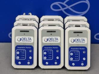 9 x Delta Medical International Respiration Monitor