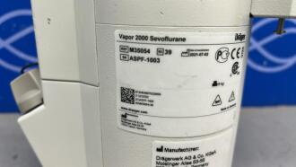 Draeger Vapor 2000 Sevoflurane Vaporiser - 2