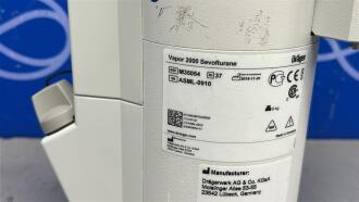 Draeger Vapor 2000 Sevoflurane Vaporiser - 2