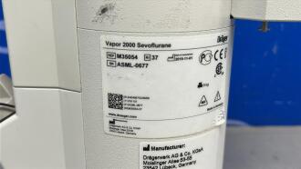 Draeger Vapor 2000 Sevoflurane Vaporiser - 2
