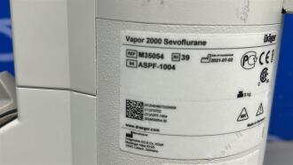 Draeger Vapor 2000 Sevoflurane Vaporiser - 2