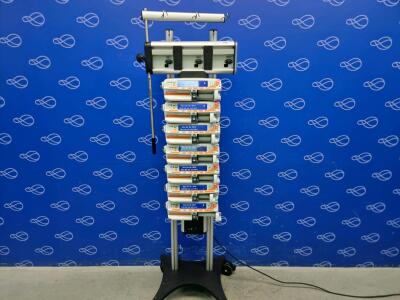 7 x BD Alaris neXus CC Syringe Pump on BD Alaris Gateway Workstation