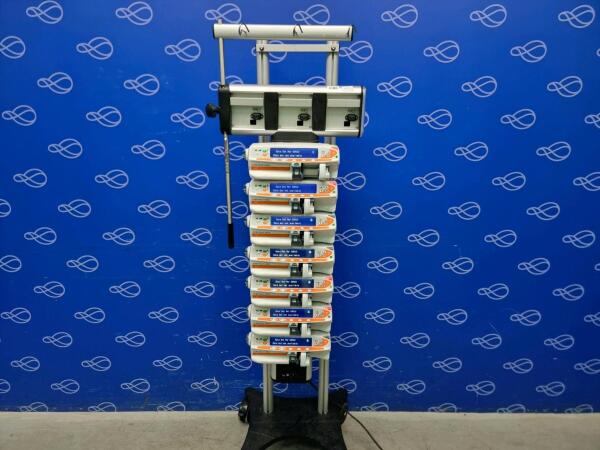 7 x BD Alaris neXus CC Syringe Pump on BD Alaris Gateway Workstation
