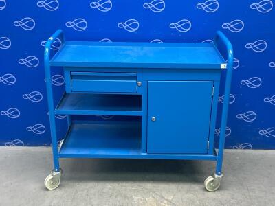 Blue Storage Trolley