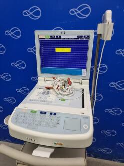 Mortara ELI380 ECG Recorder on Trolley - 2