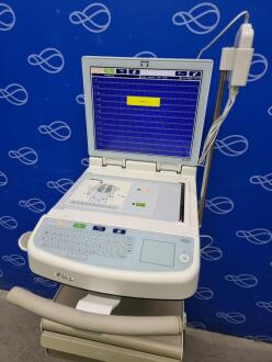 Mortara ELI380 ECG Recorder on Trolley - 2
