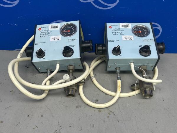 2 x Penlon Nuffield Series 200 Ventilator