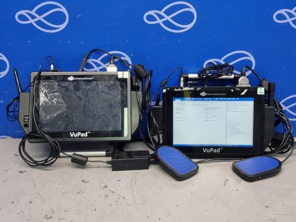 2 x Sonomed Escalon VuPad Ophthalmic Ultrasound System