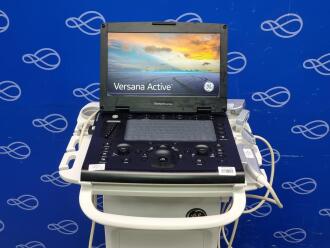GE Versana Active Portable Ultrasound System on GE Cart - No SSD - 2