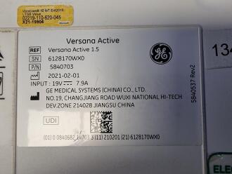GE Versana Active Portable Ultrasound System on GE Cart - No SSD - 6