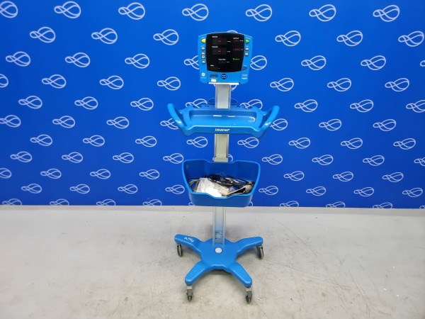 GE Dinamap V100 Carescape Vital Signs Monitor on Rollstand