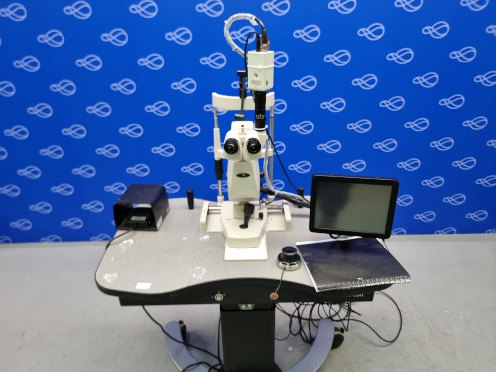 Topcon Pascal Photocoagulator on Table