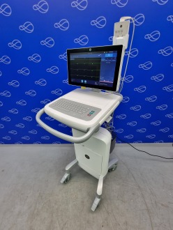 GE MAC VU360 ECG Recorder on Trolley - 3