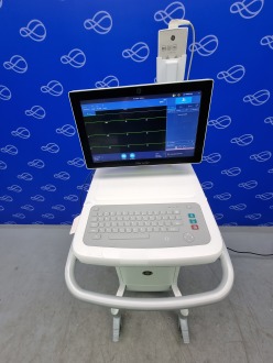 GE MAC VU360 ECG Recorder on Trolley - 5